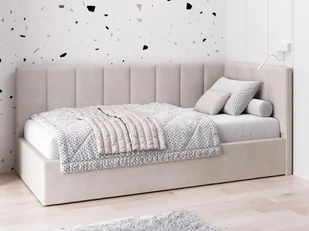 Tapczan jednoosobowy tapicerowany 90x200 z pojemnikiem ze stelażem Soro21 Tom - Łóżka dla dzieci i młodzieży Tapczan jednoosobowy tapicerowany 90x200 z pojemnikiem ze stelażem Soro21 Tom - Łóżka dla dzieci i młodzieży - miniaturka - grafika 1