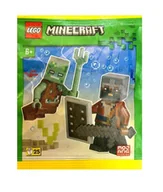 Klocki - LEGO Minecraft Zestaw - Drowned and Hero 662405 polybag klocki - miniaturka - grafika 1