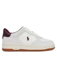 Sneakersy męskie - Sneakersy Polo Ralph Lauren 809971482003 Biały - miniaturka - grafika 1