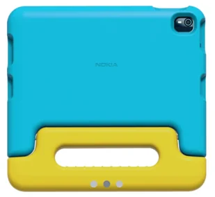 Nokia T10 Kids 20,3 cm (8") Pokrowiec Cyjan, Żółty NT10-KIDSCOVER-CYN - Etui do tabletów - miniaturka - grafika 1