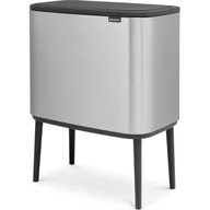 Kosze na śmieci - Brabantia Kosz na śmieci Bo Touch Bin 36 l mineral concrete grey 127205 - miniaturka - grafika 1