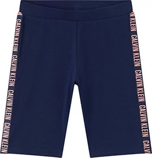 Calvin Klein Dziewczęce legginsy od piżamy, Navy Iris, 10-12 Lat - Legginsy - miniaturka - grafika 1