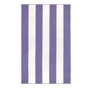 Ręczniki - Ręcznik plażowy 100x160 Neon fioletowy biały pasy frotte 380 g/m2 7954/11 - miniaturka - grafika 1