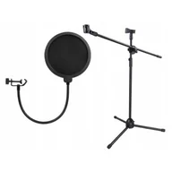 Inne akcesoria audio-wideo - XREC Statyw mikrofonowy XREC + Pop filter - miniaturka - grafika 1