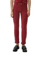Spodnie damskie - s.Oliver Jeansy damskie, Betsy Slim Fit, czerwony, 32W / 34L - miniaturka - grafika 1