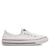 Trampki damskie - Trampki Converse CHUCK TAYLOR ALL STAR SHORELINE 537084C Biały - miniaturka - grafika 1