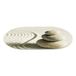 Beżowy dywanik łazienkowy 50x80 cm Sand & Stone – Wenko - Dywaniki łazienkowe - miniaturka - grafika 1