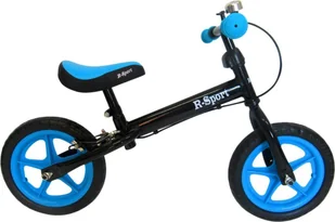 Rowerek biegowy R-Sport Rowerek biegowy niebiesko-czarny R4 Koła EVA 12' - Rowerki biegowe - miniaturka - grafika 1