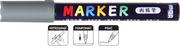 Kredki, ołówki, pastele i pisaki - M&G, Marker akrylowy 1-2 mm, szary - miniaturka - grafika 1
