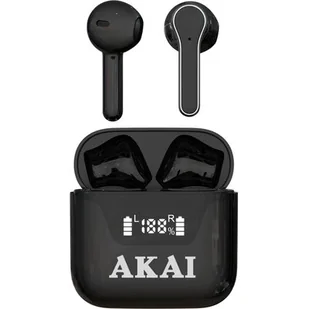 Akai BTE-J101 czarne - Słuchawki - miniaturka - grafika 1