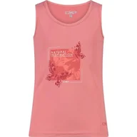Koszulki i topy damskie - CMP Dziecięcy tank top, Orchidea, 110 - miniaturka - grafika 1