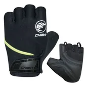 Rękawiczki rowerowe - Rękawiczki rowerowe Chiba Youth BLACK S/M - miniaturka - grafika 1