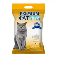 Żwirek dla kotów - Premium Cat Żwirek Bentonitowy Zbrylający - Cytrynowy dla kota 5L - miniaturka - grafika 1