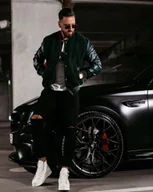 Kurtki męskie - Kurtka męska OLAVOGA BLANK 2024 butelkowa zieleń L - Fashionplace - miniaturka - grafika 1