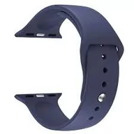 Akcesoria do smartwatchy - Pasek do zegarka Apple Watch Sport 38/40/41mm Granatowy Silikon Rhinocell - miniaturka - grafika 1