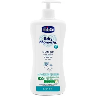 Chicco SZAMPON DO WŁOSÓW 500 ML 0M+ Baby Moments TOW018631 - Kosmetyki kąpielowe dla dzieci - miniaturka - grafika 1