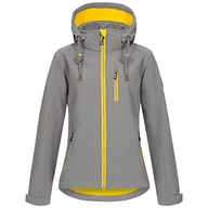 Kurtki damskie - Damska kurtka softshell z odpinanym kapturem kurtka przejściowa Windbreaker #ankerglutfreude - miniaturka - grafika 1