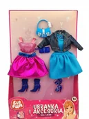 Domki dla lalek - Elefun Ubranka i akcesoria dla lalek Sukienki Torebki Buty - miniaturka - grafika 1