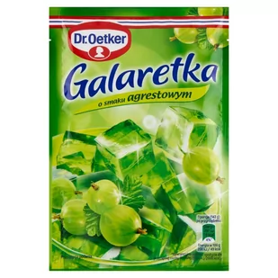 Dr. Oetker Galaretka o smaku agrestowym 72 g - Dodatki do ciast w proszku - miniaturka - grafika 1