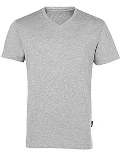 HRM Męska Luxury V-Neck Tee I Premium T-Shirt męski dekolt w serek ze 100% bawełny ekologicznej I Basic T-shirt nadaje się do prania w temperaturze do 60°C I wysokiej jakości i ekologiczna odzież - Koszulki męskie - miniaturka - grafika 1