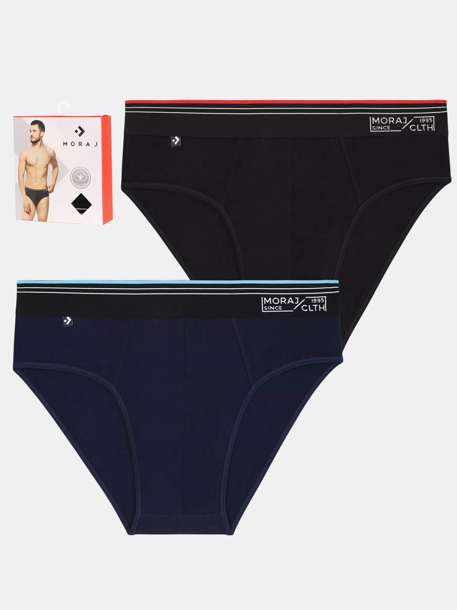 Slipy bawełniane 2-pak XL wielokolorowy