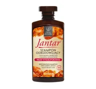 Szampony do włosów - Farmona Jantar Szampon nawilżający z wyciągiem z bursztynu i olejkiem arganowym - do włosów wysokoporowatych 330ml - miniaturka - grafika 1