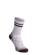 Skarpetki i podkolanówki sportowe - Skarpety turystyczne damskie Smartwool Performance Hike Light Cushion Tube Stripe Crew - purple eclipse - miniaturka - grafika 1