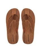 Klapki i japonki męskie - Skechers Japonki Tantric-Fritz 205098/BRN Brązowy - miniaturka - grafika 1