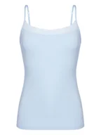 Piżamy damskie - Triumph Top Feel Of Modal 10221654 Błękitny Slim Fit - miniaturka - grafika 1