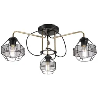 Lampy sufitowe - Lampa sufitowa FLORA 2205/3 BL TR Elem - miniaturka - grafika 1