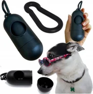 Pozostałe akcesoria dla psów - Etui na woreczki na psie odchody czarne okrÄ gÅe - miniaturka - grafika 1