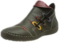 Botki damskie - Rieker Damskie sztyblety 72581, Forest Miód Brandy Royal Wine 72581 54, 41 EU - miniaturka - grafika 1