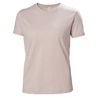 Koszulki i topy damskie - Damska Koszulka z krótkim rękawem HELLY HANSEN W HH TECH LOGO T-SHIRT 63192_094 – Różowy - miniaturka - grafika 1