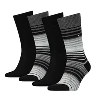 Skarpetki męskie - Tommy Hilfiger Skarpety męskie CLSSC (4 sztuki), czarny, 43-46 EU - miniaturka - grafika 1