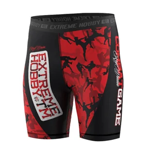 Spodenki Vale Tudo do MMA dziecięce EXTREME HOBBY RED WARRIOR - Kimona, stroje i obuwie - miniaturka - grafika 1