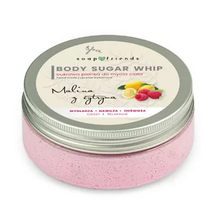 Soap&Friends Cukrowa pianka do mycia ciała Malina & Cytryna 200g - Kosmetyki do kąpieli - miniaturka - grafika 1