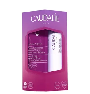 Caudalie The des Vignes Zimowy duet do rąk i ust - Kremy i maski do rąk - miniaturka - grafika 1