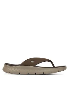 Skechers Japonki Go Walk Flex Sandal-Vallejo 229202/CHOC Brązowy - Klapki i japonki męskie - miniaturka - grafika 1
