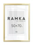 Ramki na zdjęcia - Ramka na zdjęcia B2 50x70 cm Złota - miniaturka - grafika 1