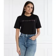 Koszulki i topy damskie - Patrizia Pepe T-shirt | Regular Fit - miniaturka - grafika 1