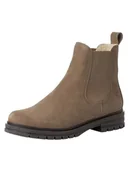 Kozaki damskie - Tamaris Damskie buty 1-26804-43, modne kozaki, szarobrązowe (taupe), 36 EU, szarobrązowy, 36 EU - miniaturka - grafika 1