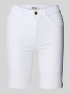 Spodenki damskie - Szorty jeansowe o kroju regular fit z przeszytym brzegiem model ‘RAIN’ - miniaturka - grafika 1