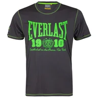Koszulki męskie - T-Shirt Everlast Koszulka Męska Lekka Z Krótkim Rękawem Wygodna Sportowa Charcoal L - miniaturka - grafika 1