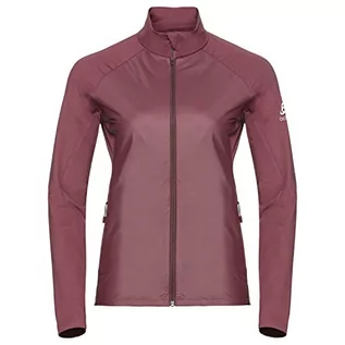 Kurtki damskie - Odlo Velocity Element kurtka damska czerwony roan rouge L 612441 - grafika 1