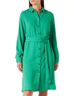 Sukienki - PINKO Damska sukienka Alicia 18 Crepe De Chine, luźna sukienka, Xa6_zielona trawa angielska, 42 - miniaturka - grafika 1