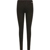 Spodnie sportowe damskie - Guess Legginsy | Regular Fit - miniaturka - grafika 1