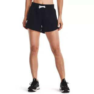 Spodenki krótkie damskie Under Armour Rival Fleece Short - Spodenki damskie - miniaturka - grafika 1
