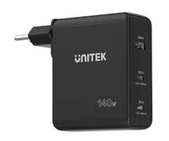 Ładowarki do telefonów - Unitek Ładowarka sieciowa GaN 140W (65W, 45W) - miniaturka - grafika 1