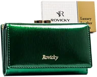 Portfele - Portfel damski skórzany RH-23-1-SH-8179 Green - miniaturka - grafika 1