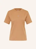 Koszulki sportowe damskie - On T-Shirt Trek-T braun - miniaturka - grafika 1